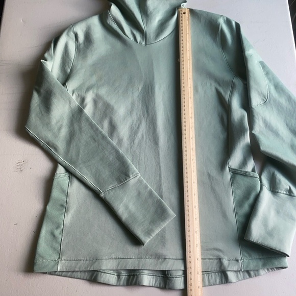 Nike Women’s Green Dri-FIT Funnel Neck Long Sleeve Pullover Hoodie Size L - Picture 3 of 13